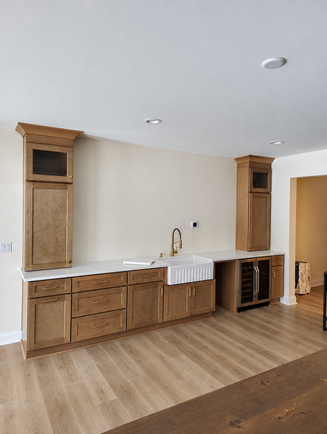 Custom wet bar